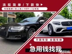 杭州车辆抵押贷款,不押车贷款,不看信用大数据